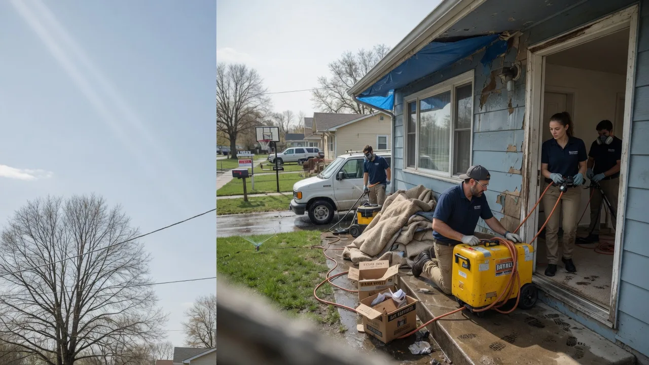 Basement Flood Cleanup in Coats, KS near me
